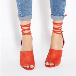 Aldo Burnt Orange Color Heels